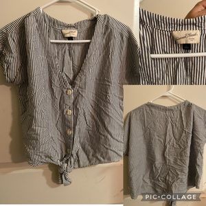 Universal thread striped crop